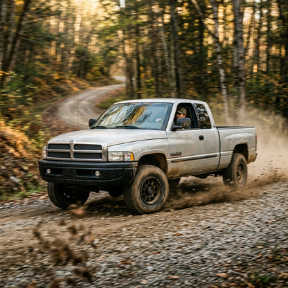 Action Shot: Dodge Ram 1500,Ram 2500 Driving Fast