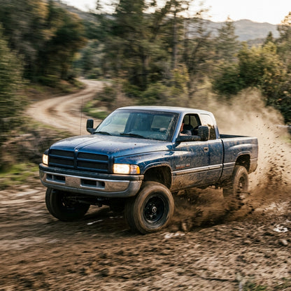 Action Shot: Dodge Ram 1500,Ram 2500,Ram 3500 Driving Fast
