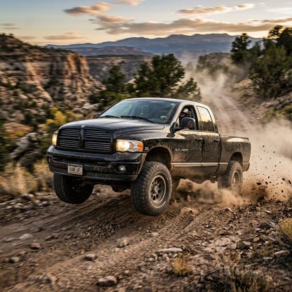 Action Shot: Dodge Ram 1500,Ram 2500,Ram 3500 Driving Fast