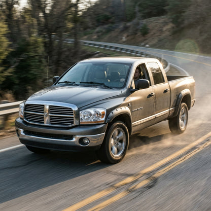 Action Shot: Dodge Ram 1500,Ram 2500,Ram 3500 Driving Fast