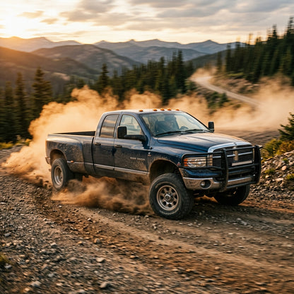 Action Shot: Dodge Ram 2500,Ram 3500 Driving Fast