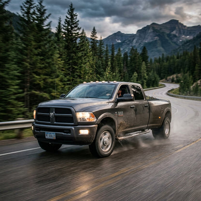 Action Shot: Dodge Ram 2500,Ram 3500 Driving Fast