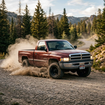 Action Shot: Dodge Ram 2500,Ram 3500 Driving Fast