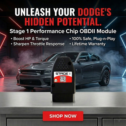 Stage 1 Performance Chip for Dodge - Boost HP & Torque | OBD2 Plug & Play Module