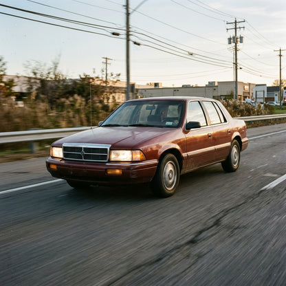 Action Shot: Dodge Spirit Driving Fast