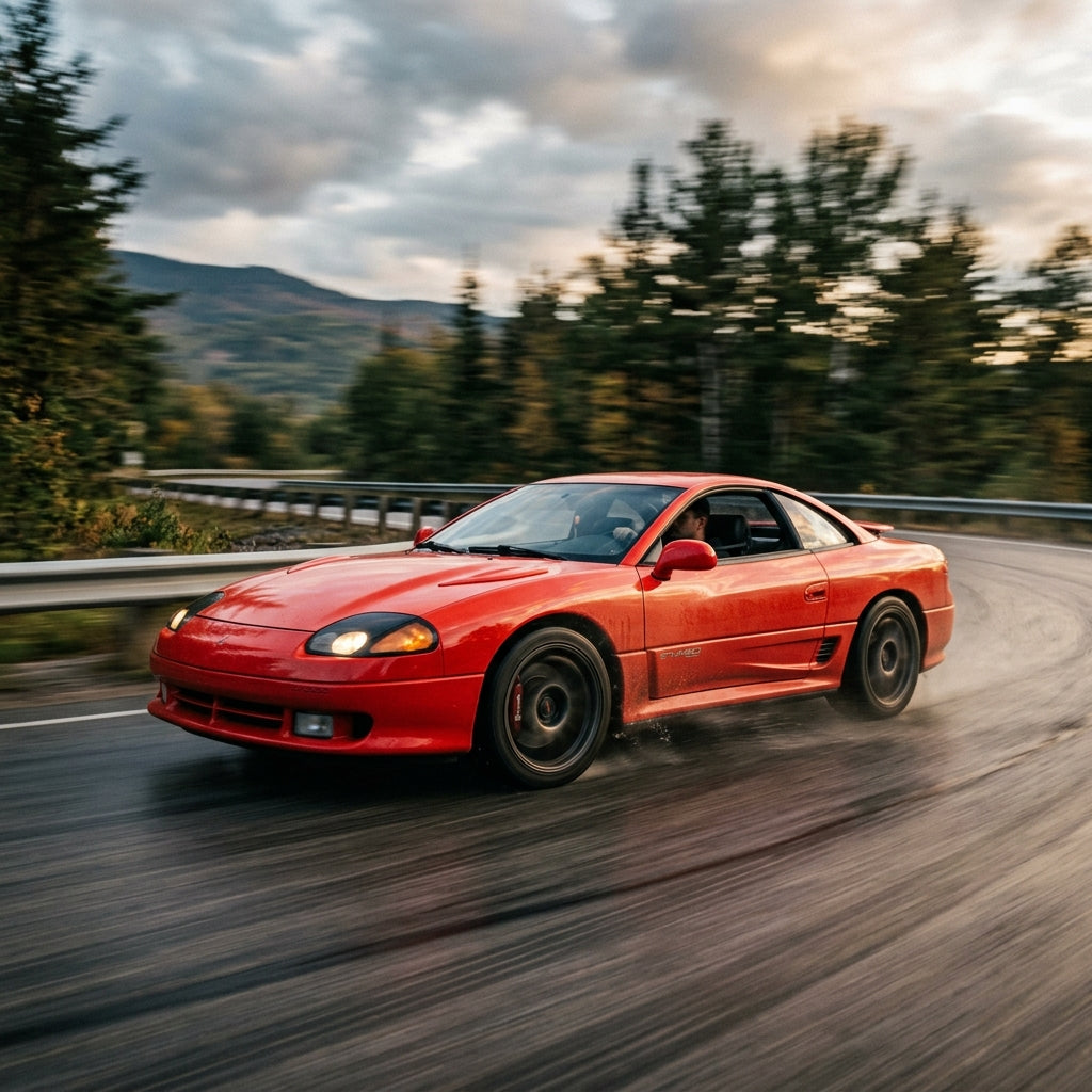 Action Shot: Dodge Stealth Driving Fast