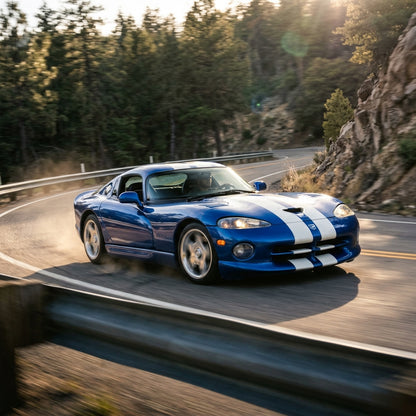 Action Shot: Dodge Viper Driving Fast