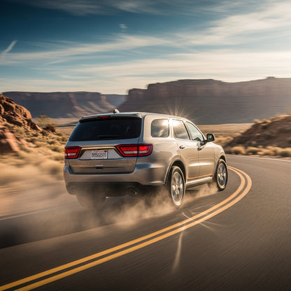 Action Shot: Dodge  Durango Driving Fast