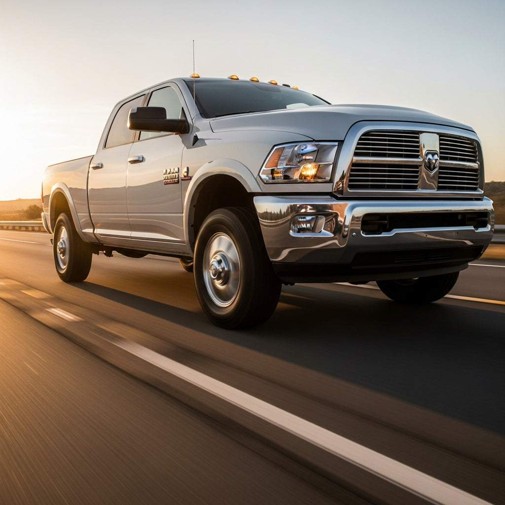 Action Shot: Dodge, Ram 2500, 3500, 4500, 5500, Ram Driving Fast