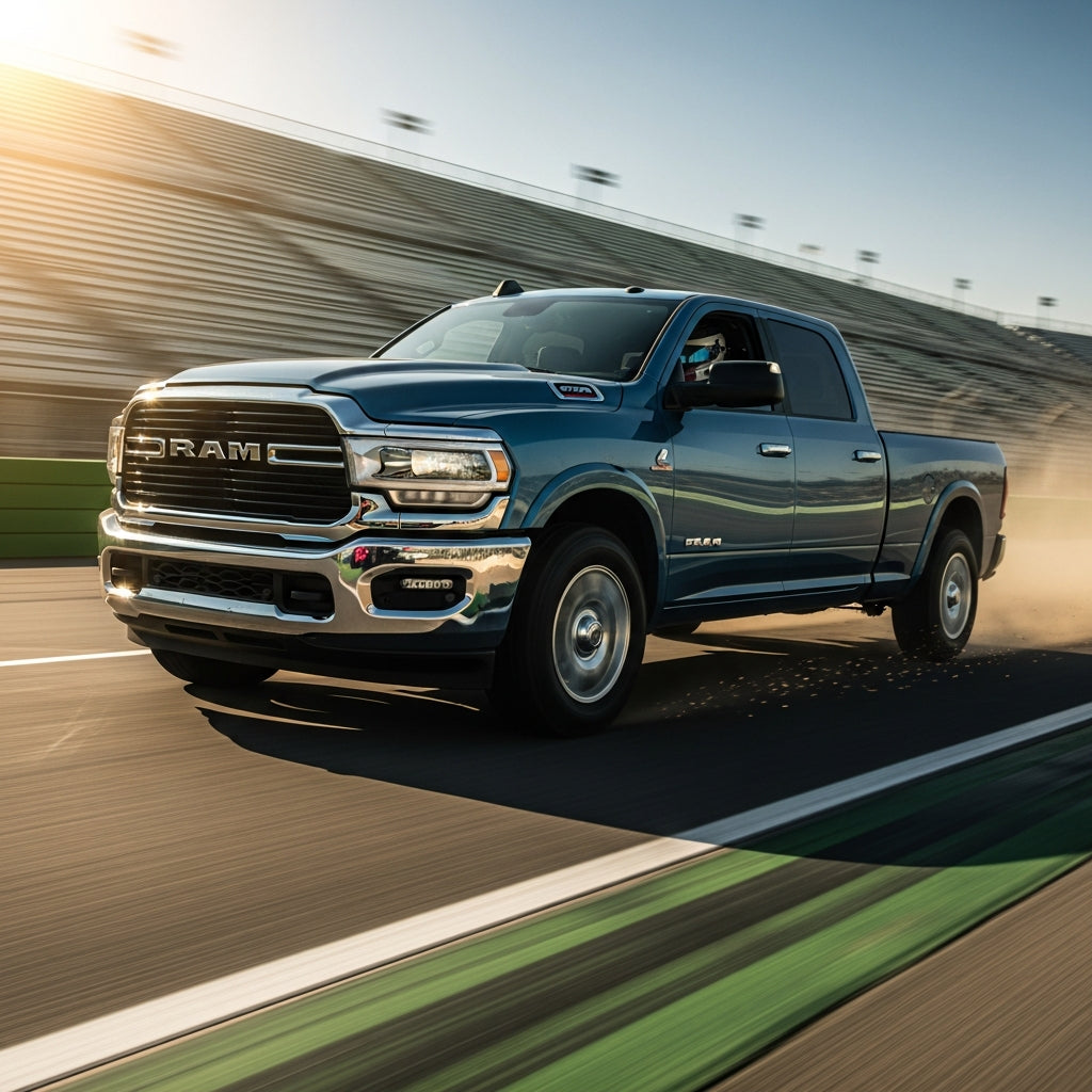 Action Shot: Dodge, Ram Ram, 2500, 3500 Driving Fast