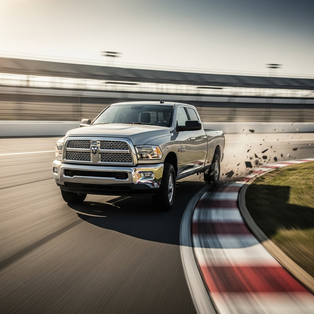 Action Shot: Dodge, Ram Ram, 2500, 3500 Driving Fast