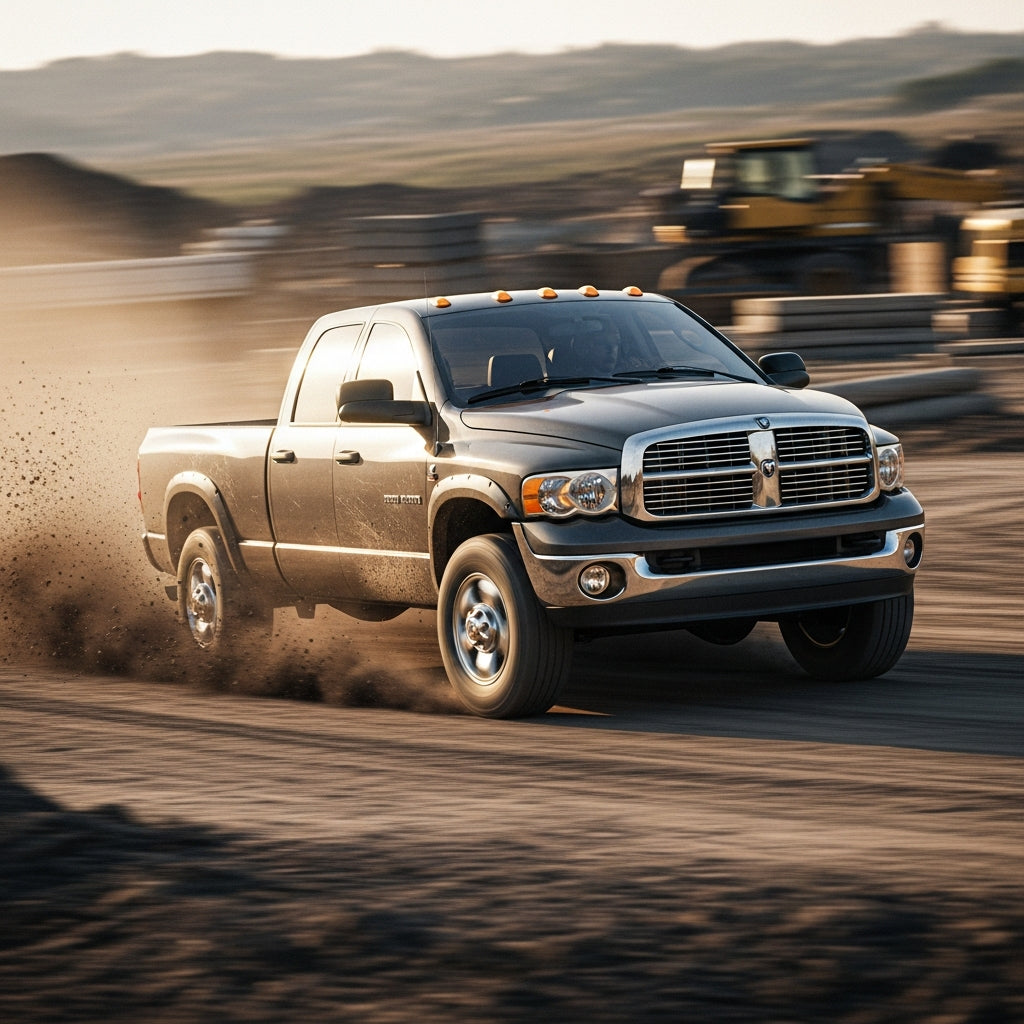 Action Shot: Dodge, Ram Ram, 2500, 3500 Driving Fast