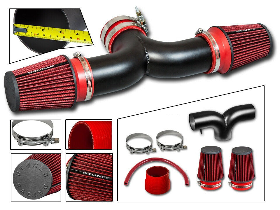 Cold Air Intake Kit for Dodge Dakota (2004-2009) with 3.7L V6 Engine | 4.7L V8 Engine All Black