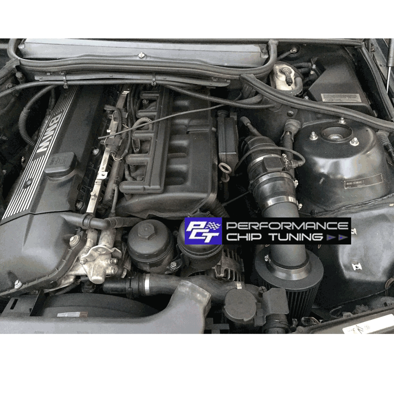 Cold Air Intake for BMW E46 323/325/328/330 (1998-2005) I6 Engine Black