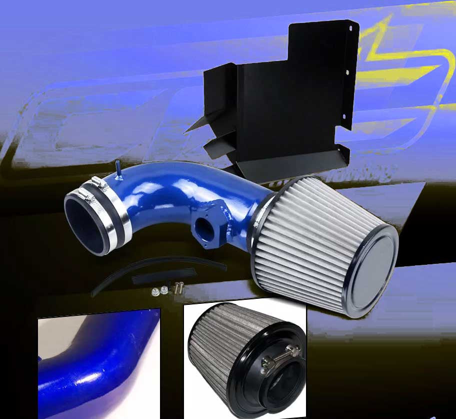 Cold Air intake for BMW 128i 328i (2007-2012) 3.0L V6 Engine Blue Coated