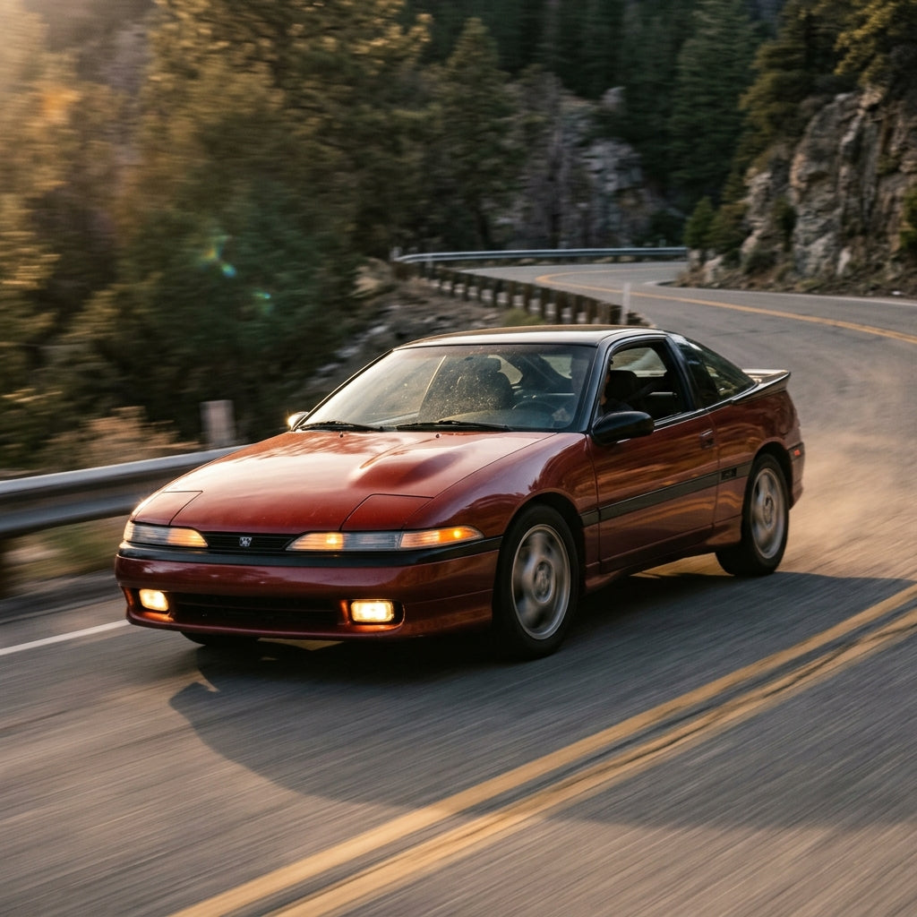 Action Shot: Eagle Talon Driving Fast
