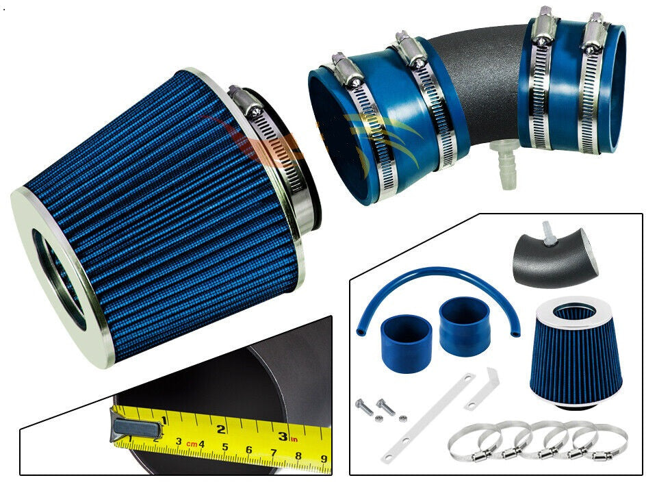 Ram Air Intake For Chevy Equinox LS LT Sport (2005-2008) with 3.4L V6 Engine Blue