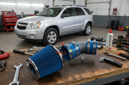 Ram Air Intake For Chevy Equinox LS LT Sport (2005-2008) with 3.4L V6 Engine Blue Default Title