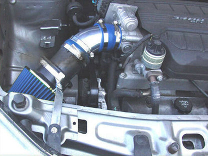 Ram Air Intake For Chevy Equinox LS LT Sport (2005-2008) with 3.4L V6 Engine Blue