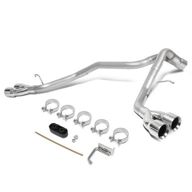 Cat Back Exhaust Kit w/3.5"OD Muffler Tip For Cadillac Escalade/GMC Yukon (2009-2013) with 6.2L V8 Engine Default Title