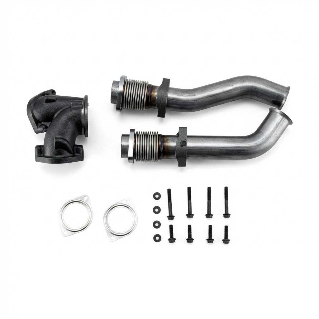 Exhaust Pipes with Gaskets for Ford F250 F350 (1999-2003) 7.3L Engine