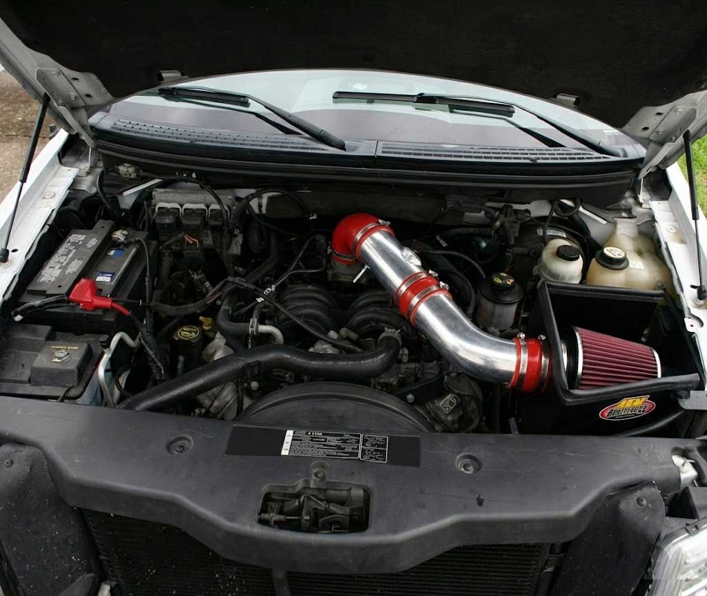 Admisión de aire frío para Ford F-150 (2005-2008) con motor V8 de 5.4L - Rojo