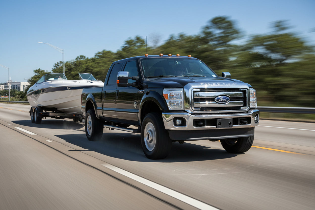 Oiled Cold Air Intake For Ford F250 (2011-2016) With Powerstroke Diesel 6.7L Engine Blue
