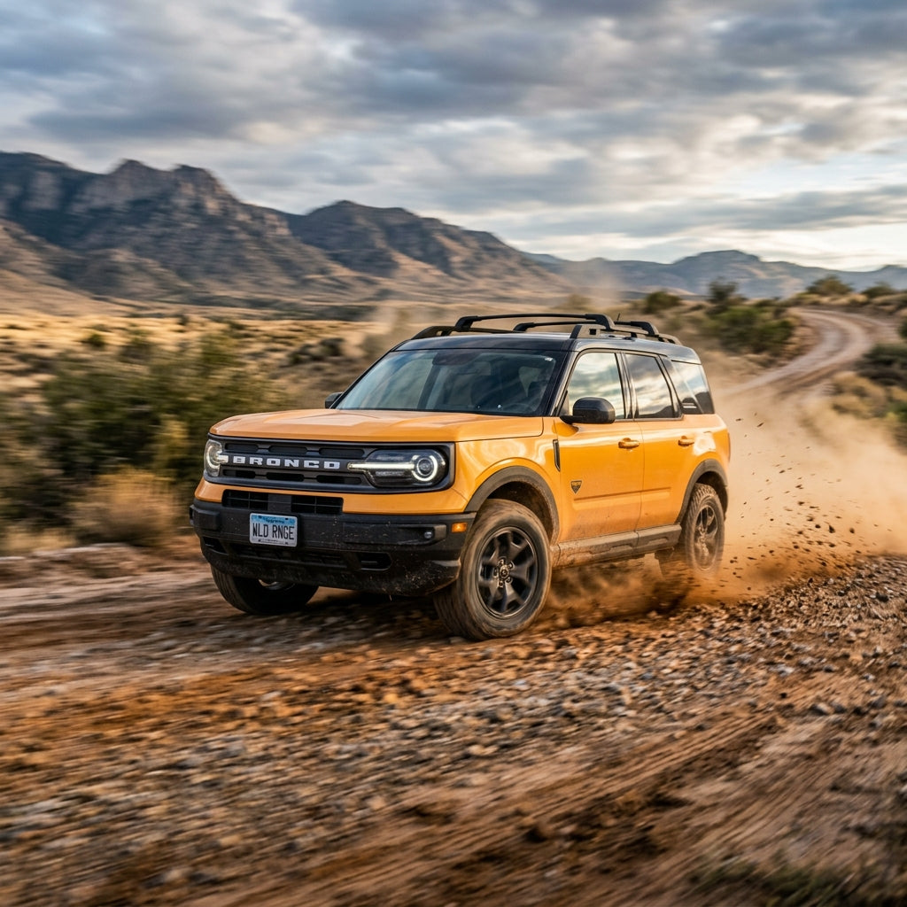 Action Shot: Ford Bronco Sport Driving Fast