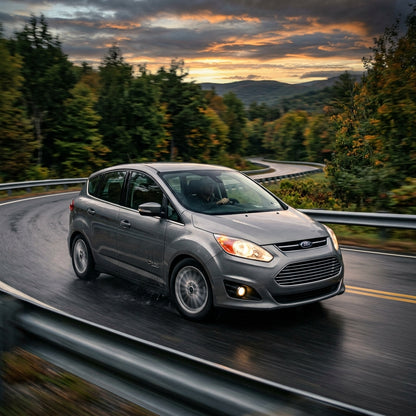 Action Shot: Ford C-Max Driving Fast