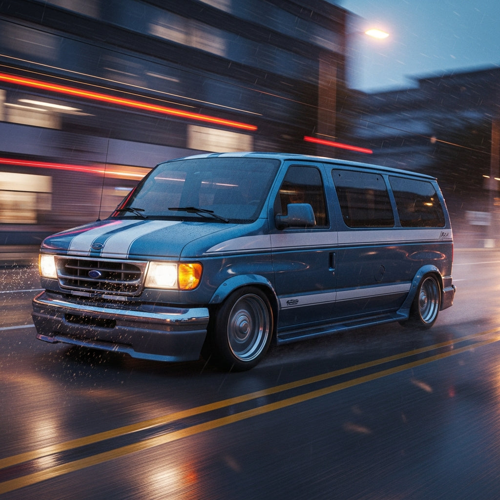 Action Shot: Ford E-Series Driving Fast