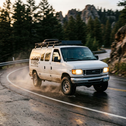 Action Shot: Ford E-Series Driving Fast