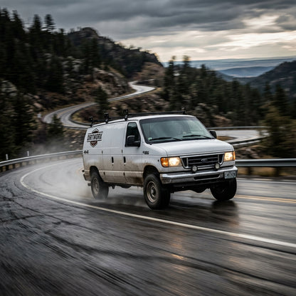 Action Shot: Ford E-Series Driving Fast