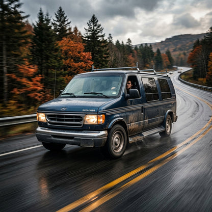Action Shot: Ford E-Series Driving Fast