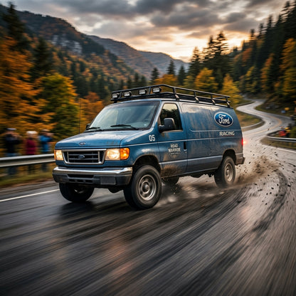 Action Shot: Ford E-Series Driving Fast