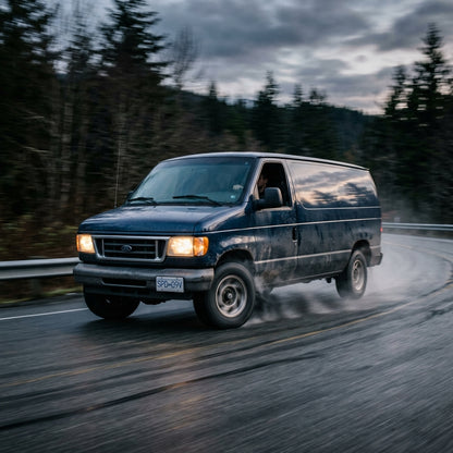 Action Shot: Ford E-Series Driving Fast