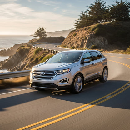 Action Shot: Ford Edge Driving Fast