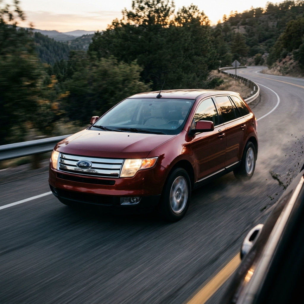 Action Shot: Ford Edge Driving Fast