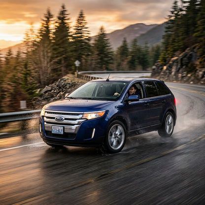 Action Shot: Ford Edge Driving Fast