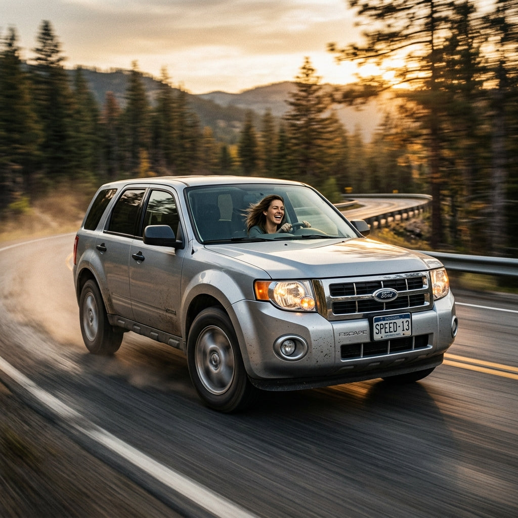 Action Shot: Ford Escape Driving Fast