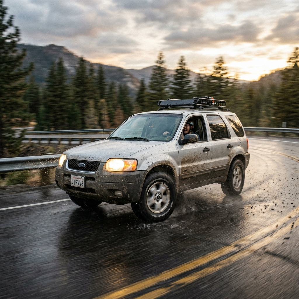 Action Shot: Ford Escape Driving Fast