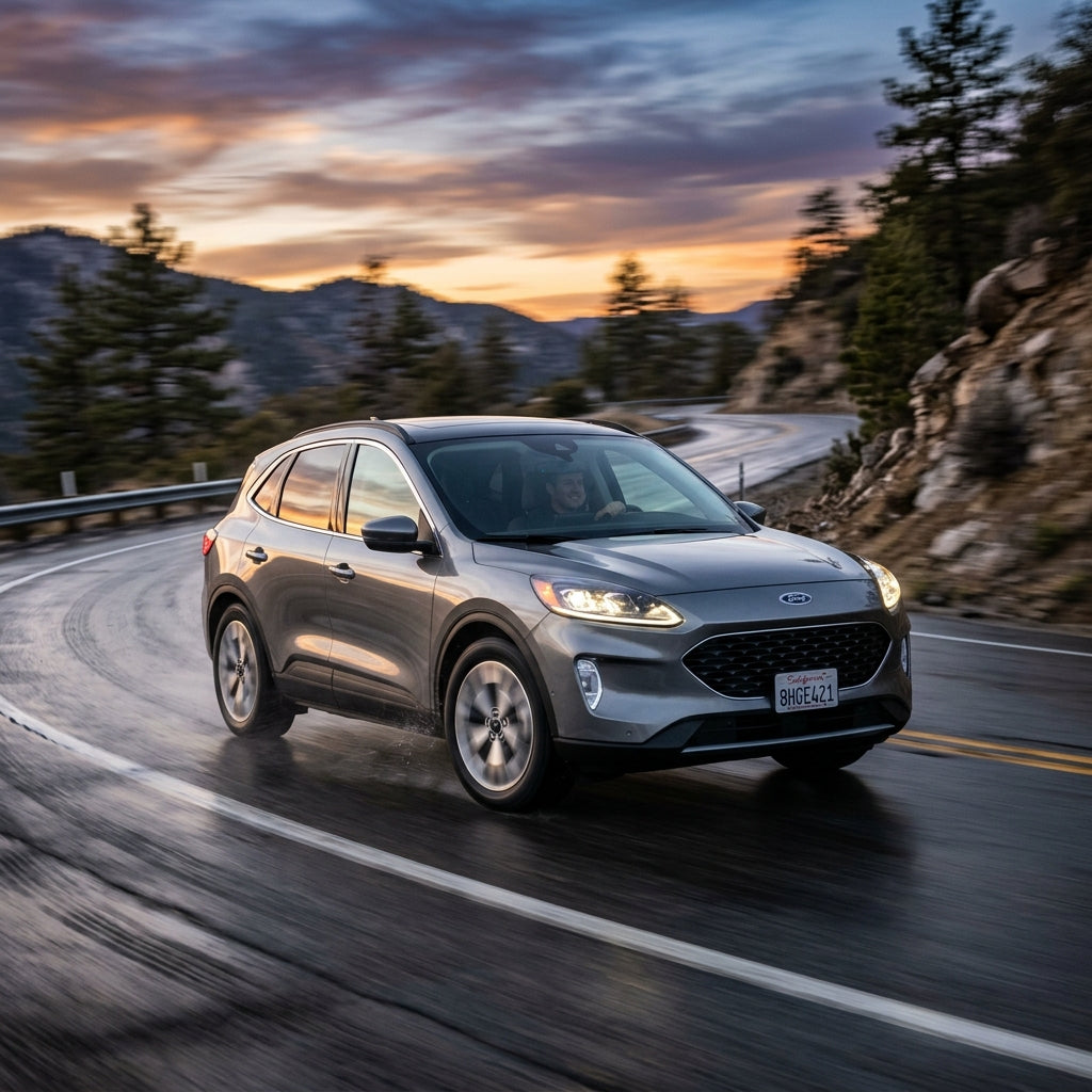 Action Shot: Ford Escape Driving Fast