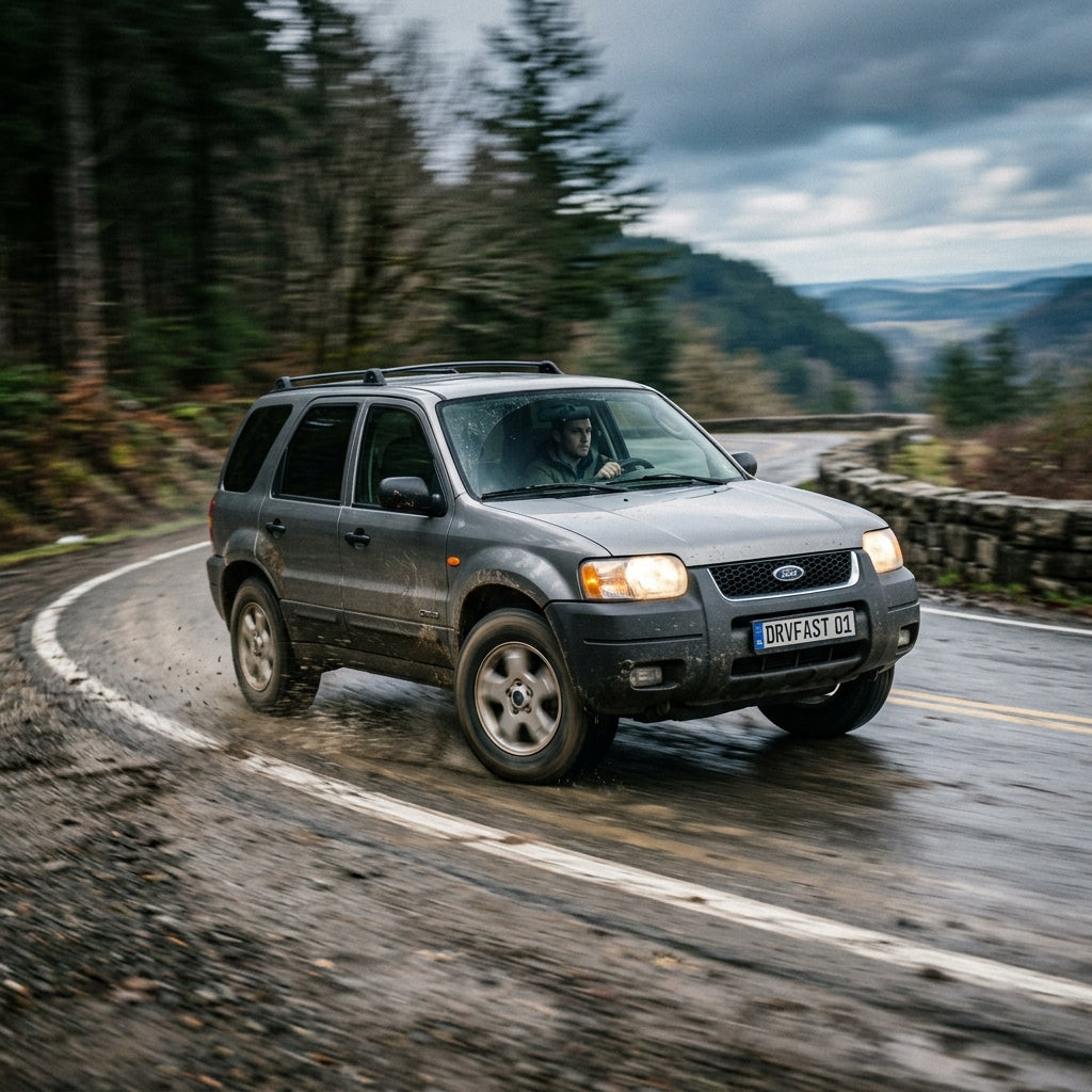 Action Shot: Ford Escape Driving Fast