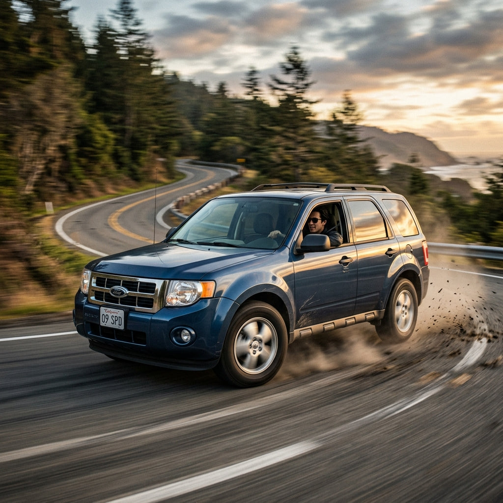 Action Shot: Ford Escape Driving Fast