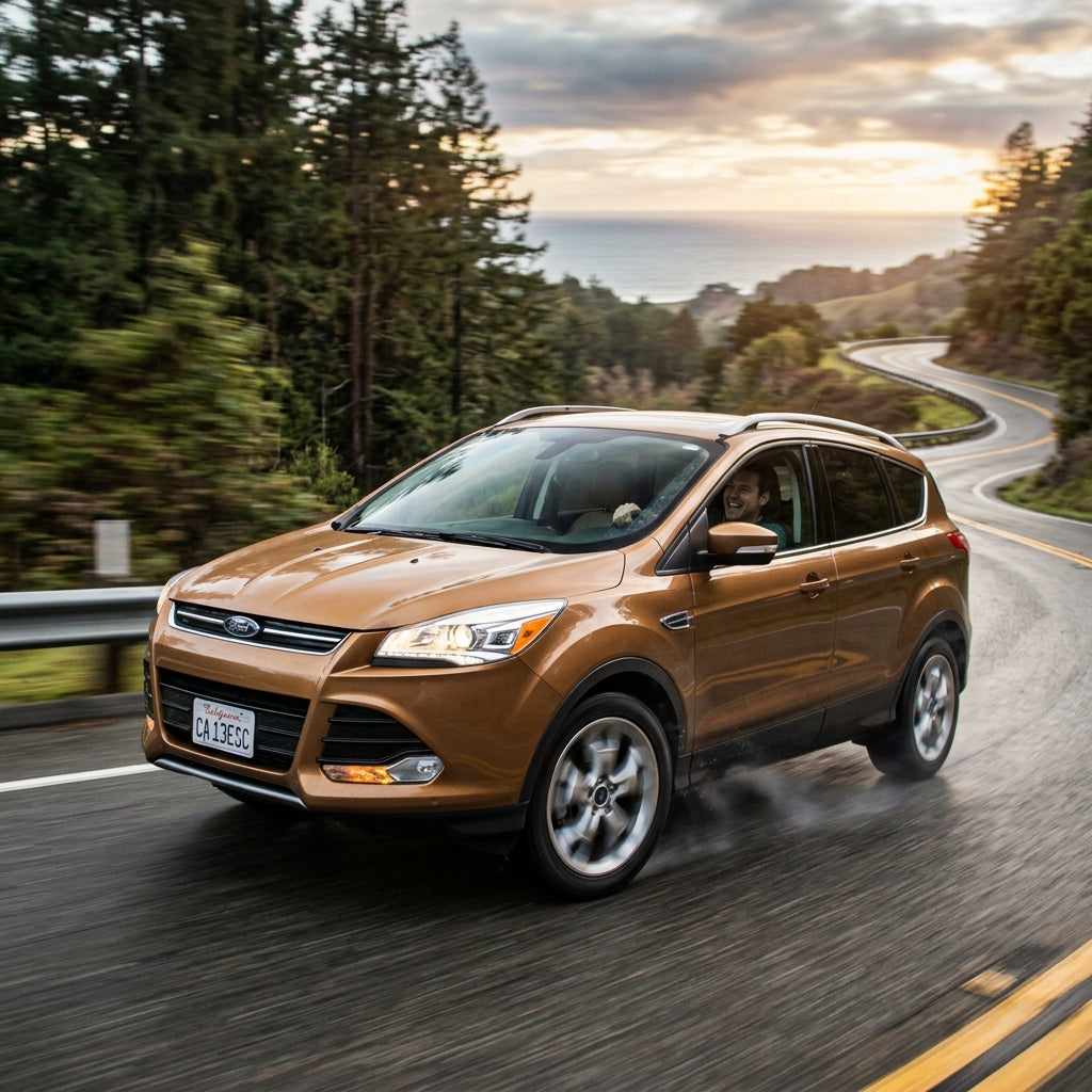 Action Shot: Ford Escape Driving Fast