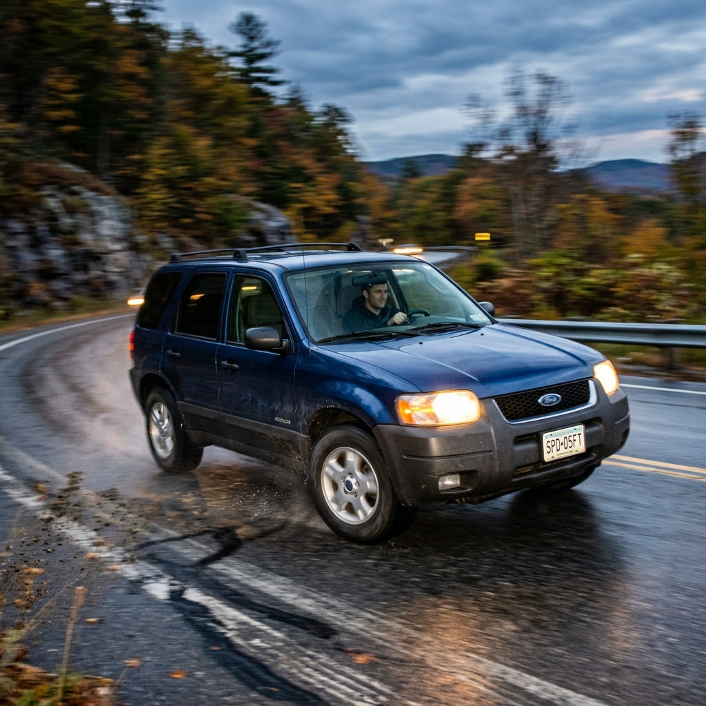 Action Shot: Ford Escape Driving Fast