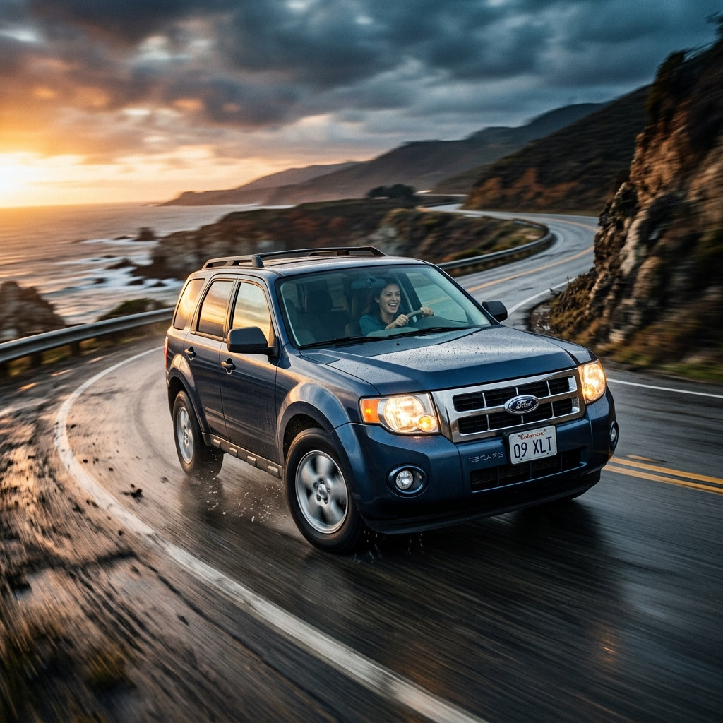 Action Shot: Ford Escape Driving Fast