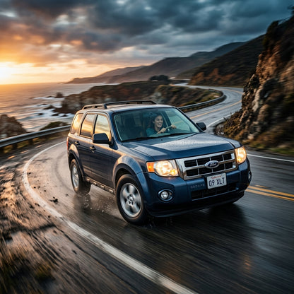 Action Shot: Ford Escape Driving Fast