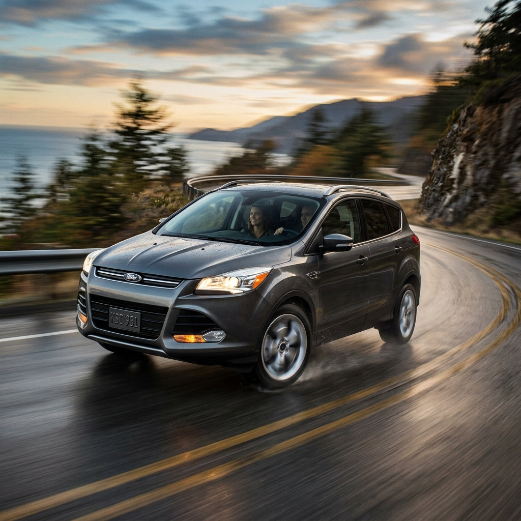 Action Shot: Ford Escape Driving Fast