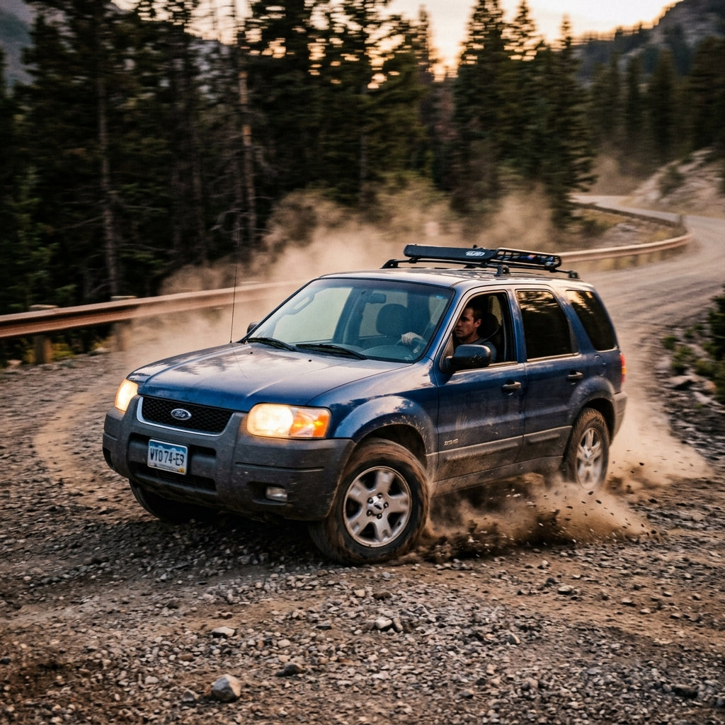 Action Shot: Ford Escape Driving Fast