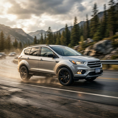 Action Shot: Ford Escape,EcoSport Driving Fast